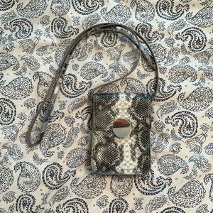 Snakeskin Crossbody Bag